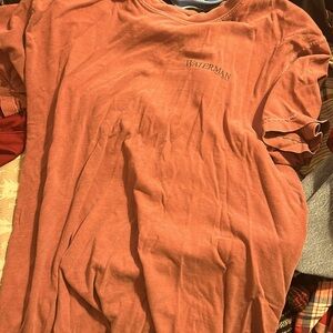 watermen burgundy virgins beach shirt